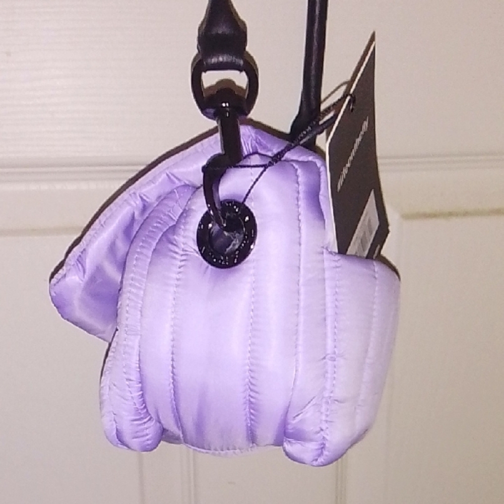 THINK ROYLN Purple and Black Quilted Shoulder Bag - Picture 3 of 9